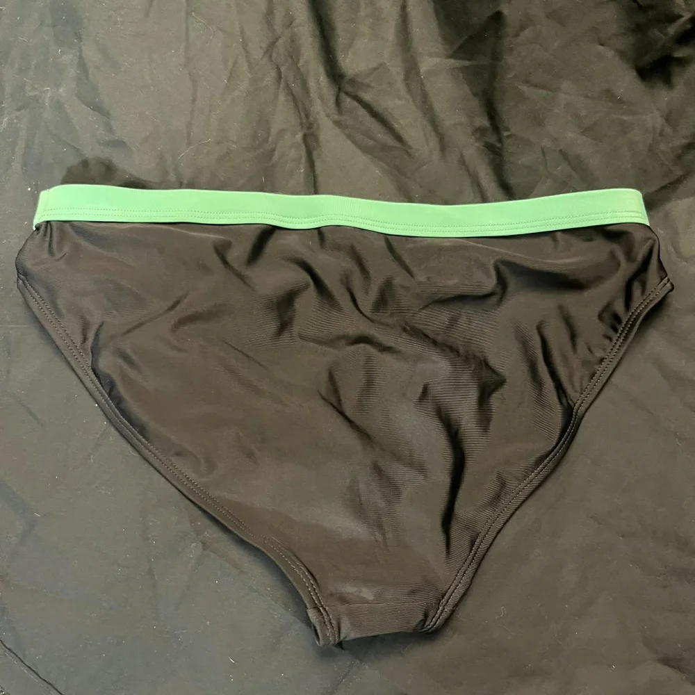 Wonder Nation Green And Black Girls XL 14/16 Bikini Bottom